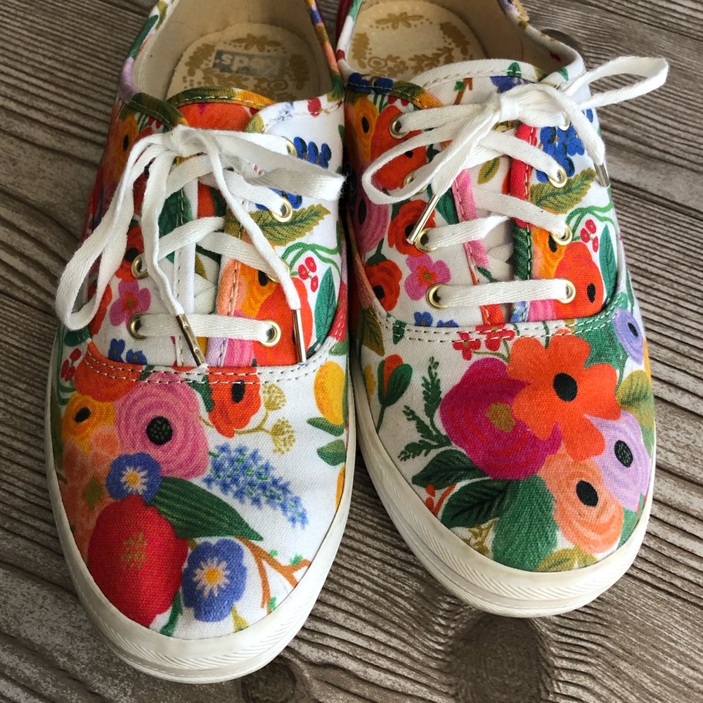 Keds & Rifle Paper Co. Sneaker -Wild Rose print